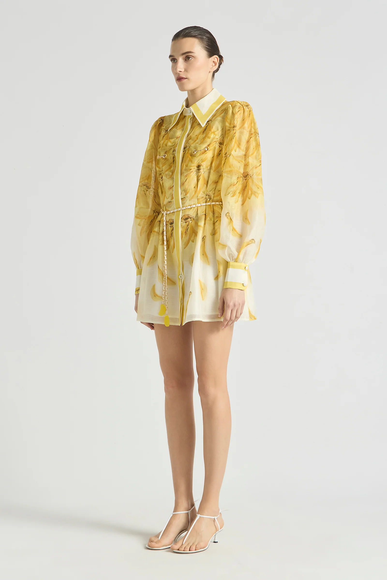 BATHERS BALLOON SLEEVE MINI DRESS - Image 3