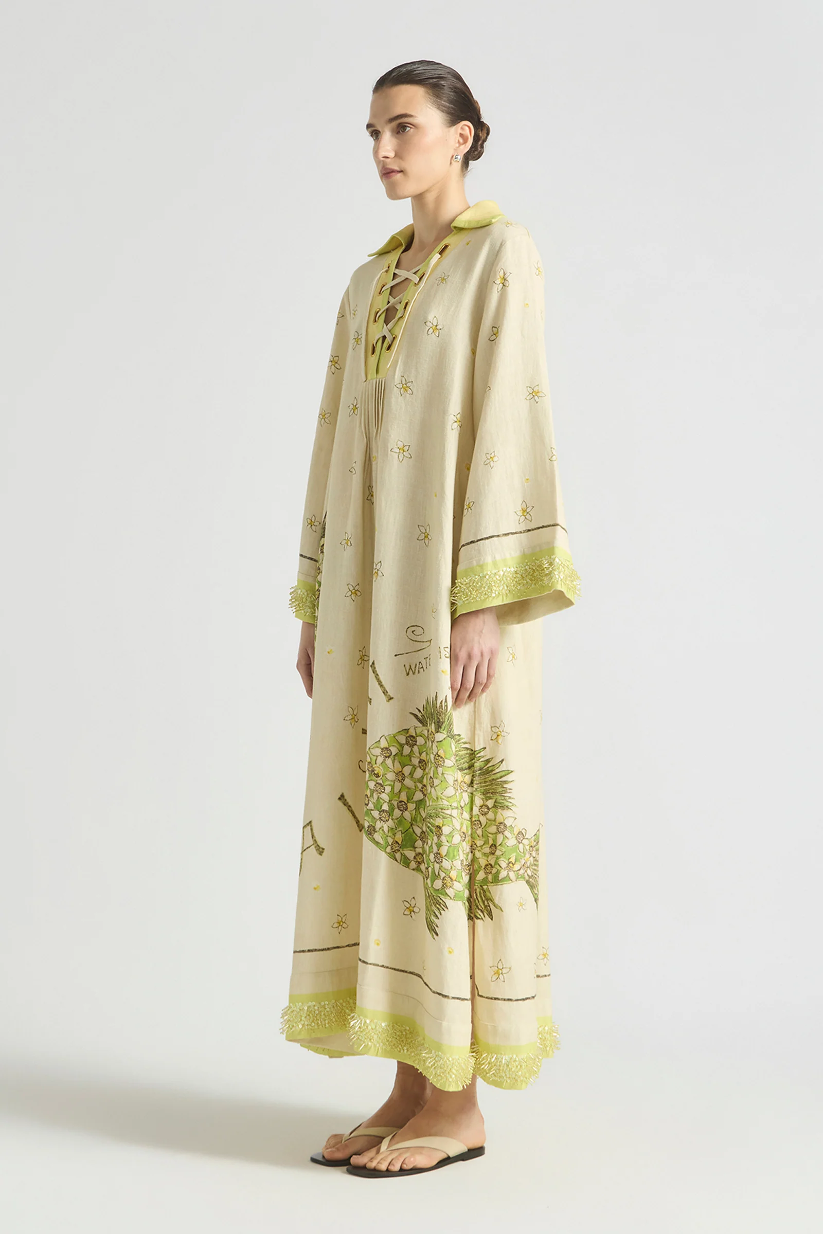 BRIGHTSIDE LACE UP KAFTAN - Image 3