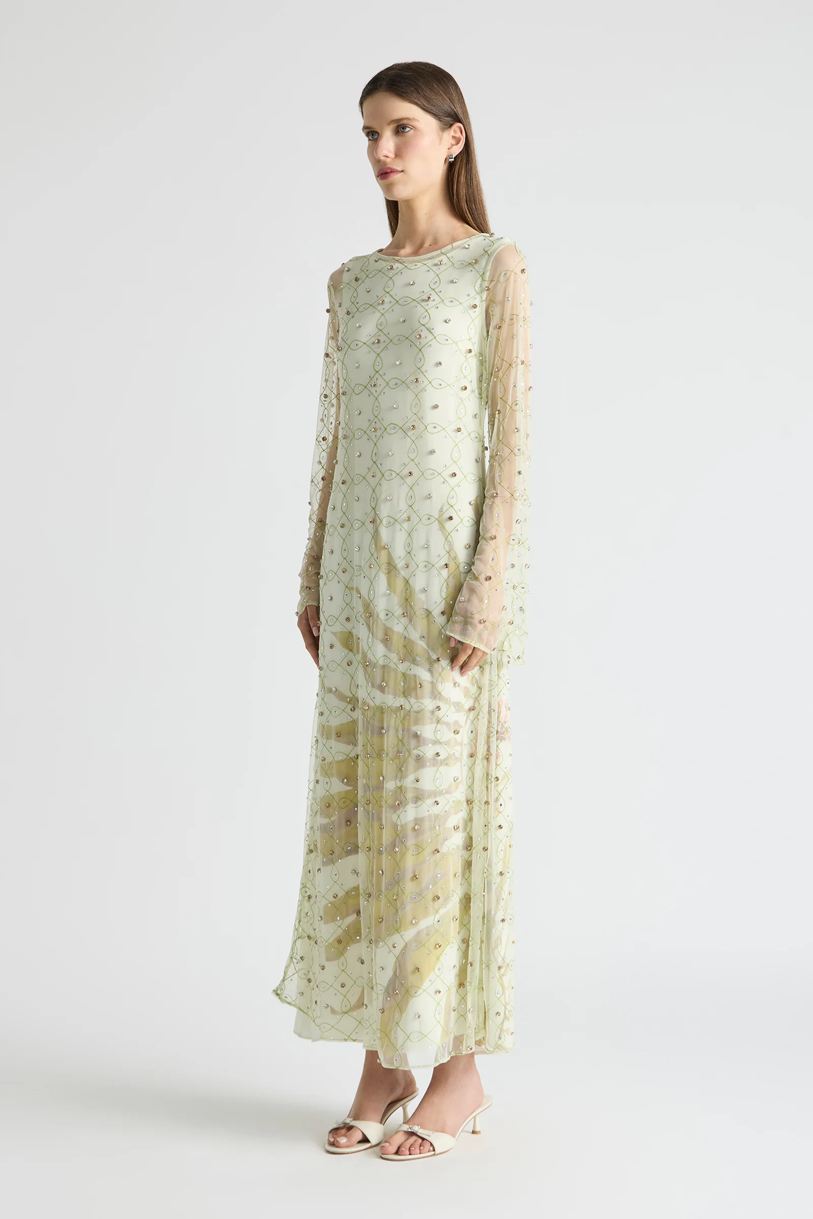 FREEFALL NETTED OVERLAY GOWN - Image 4