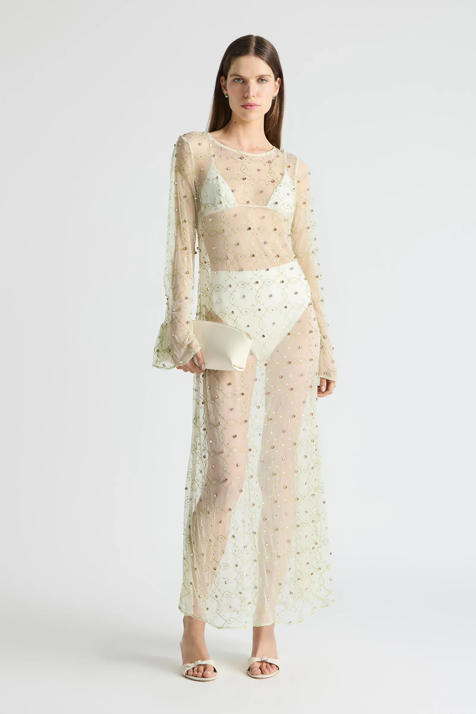 FREEFALL NETTED OVERLAY GOWN - Image 7