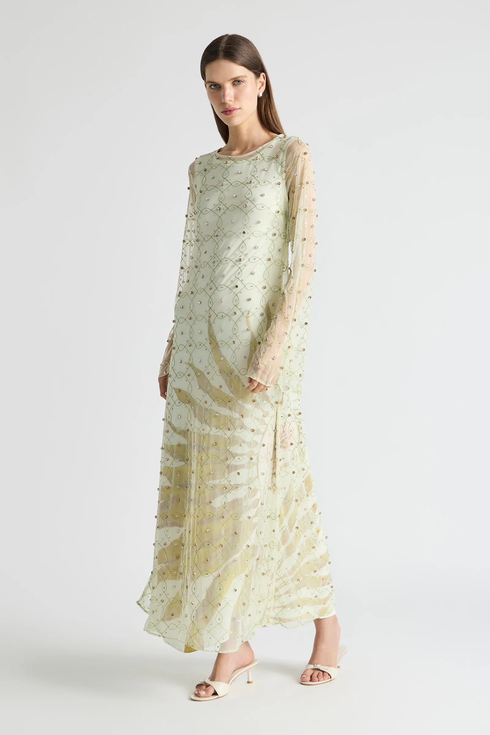 FREEFALL NETTED OVERLAY GOWN - Image 8