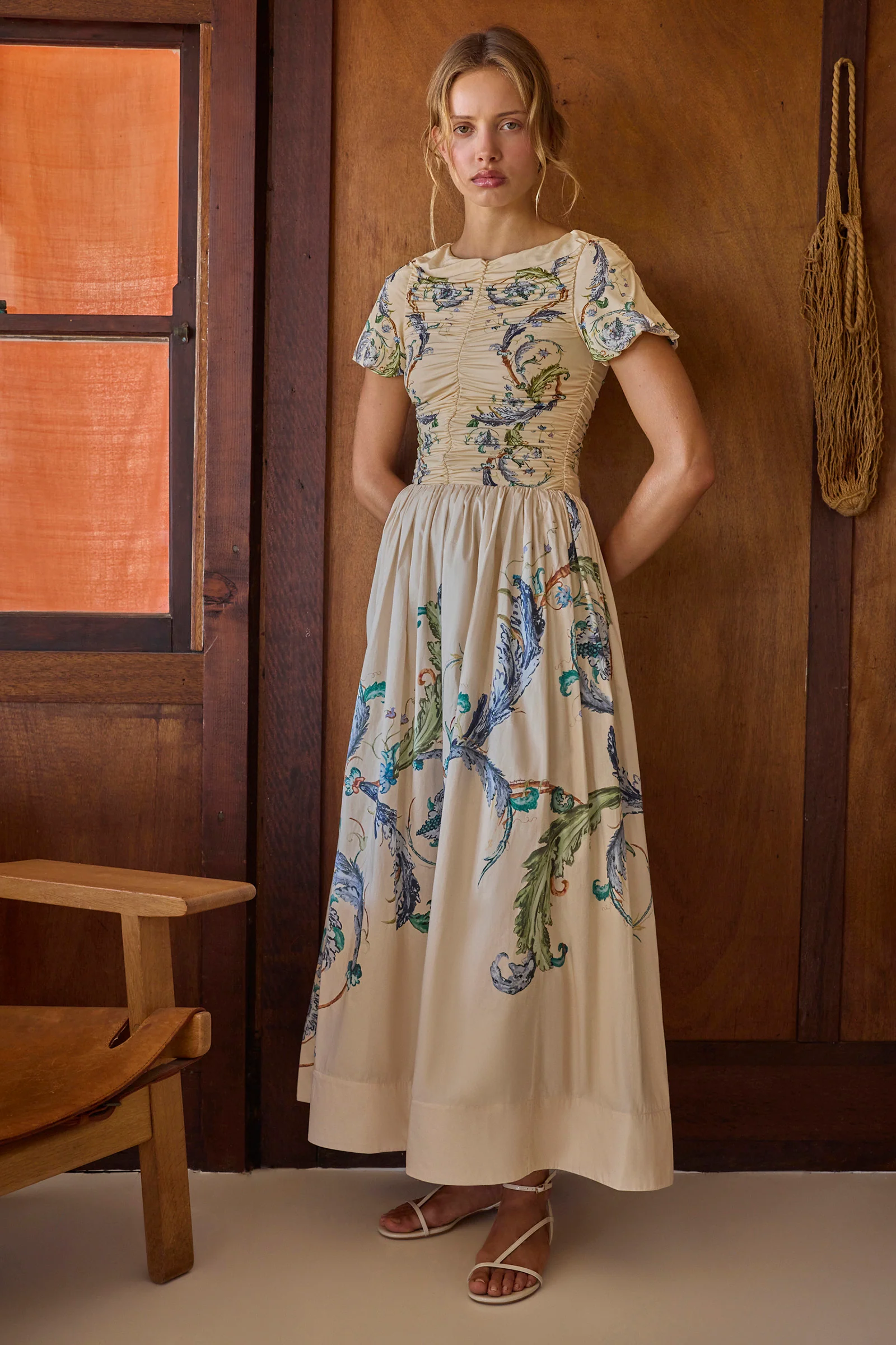 LE BON BON RUCHED PUFF SLEEVE TOP - Image 11