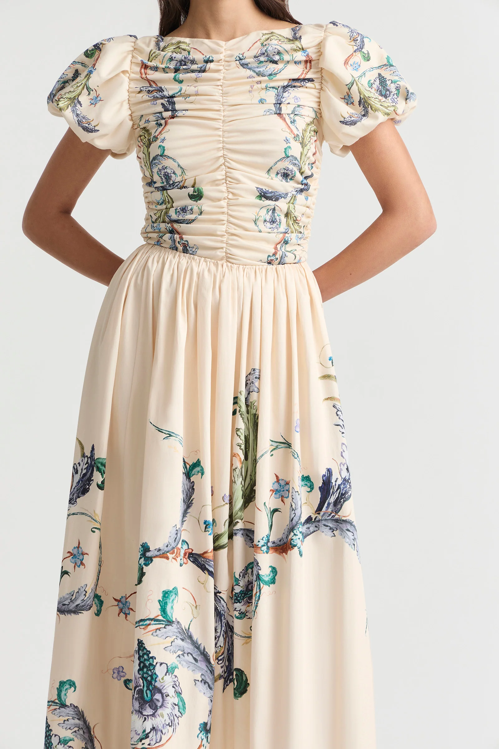LE BON BON RUCHED PUFF SLEEVE TOP - Image 6