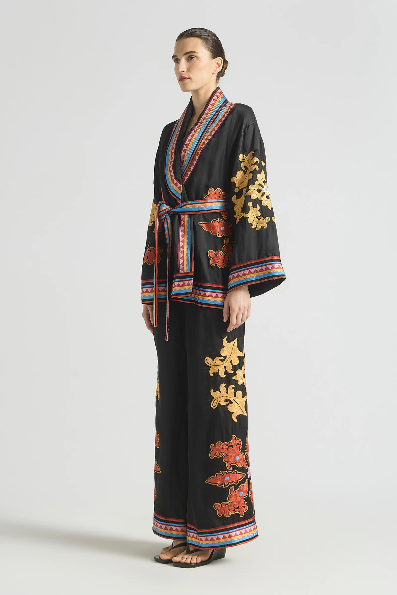 MOONLIT RELAXED BELTED JACKET - Image 3
