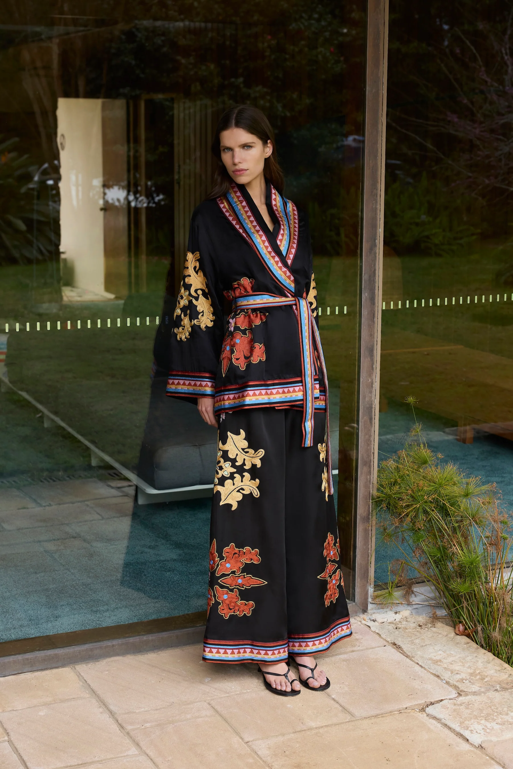 MOONLIT RELAXED BELTED JACKET - Image 7