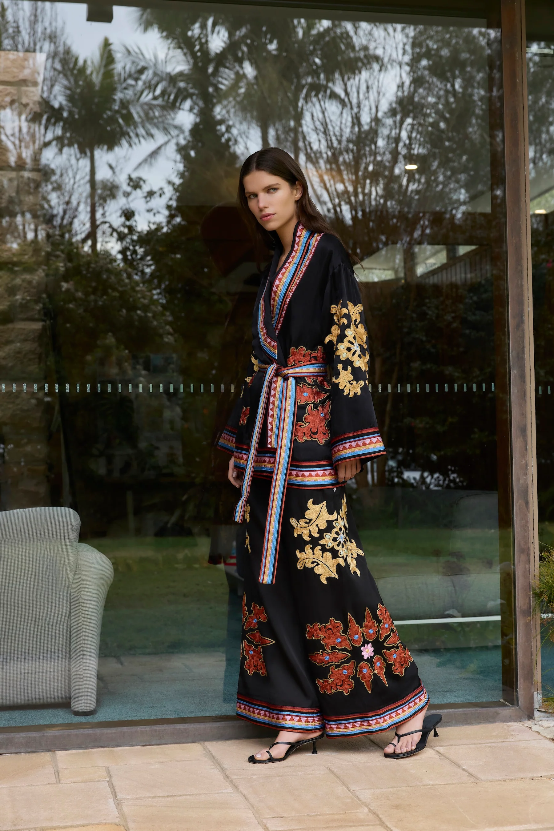 MOONLIT RELAXED BELTED JACKET - Image 9