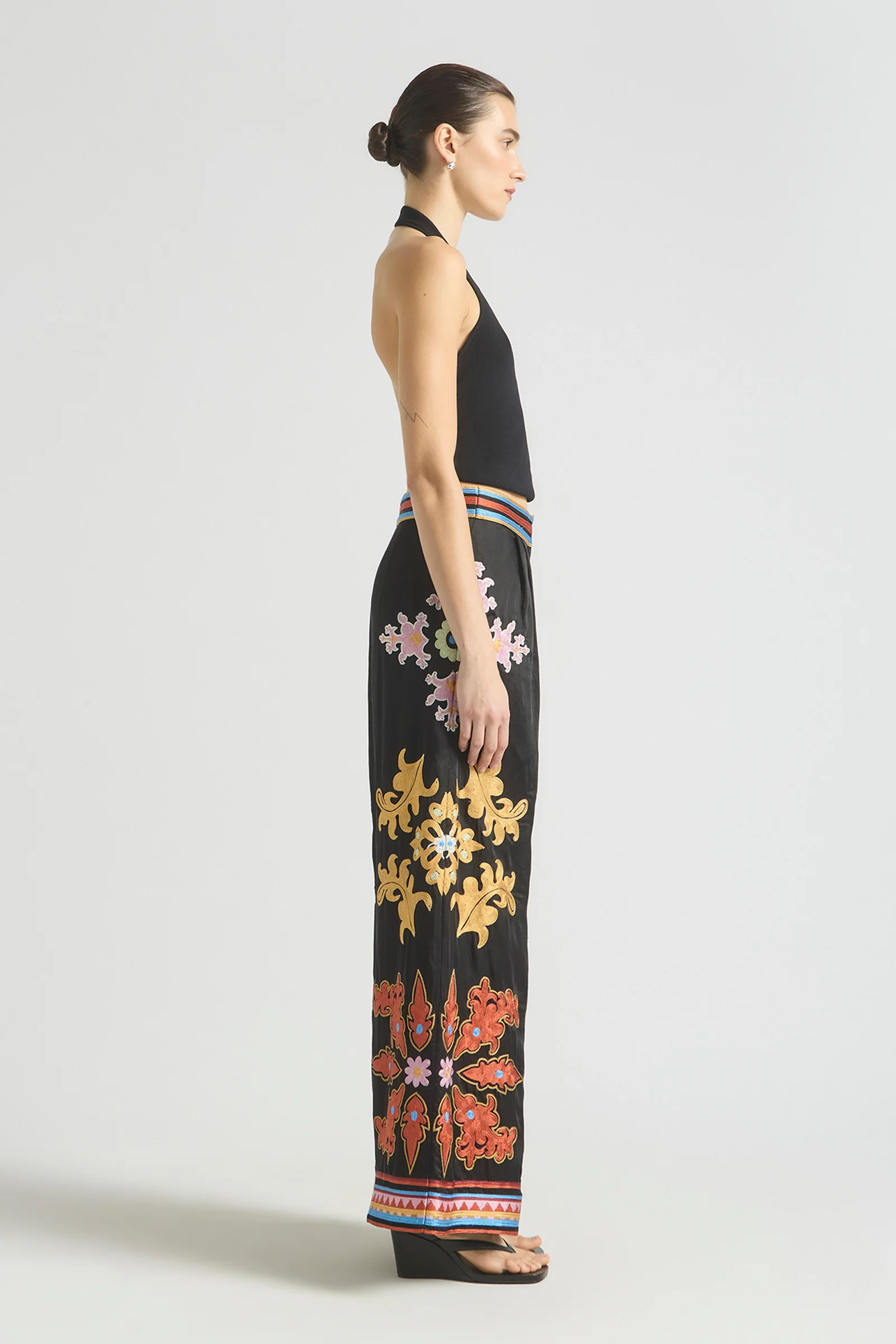 MOONLIT WIDE HEM PANT - Image 5