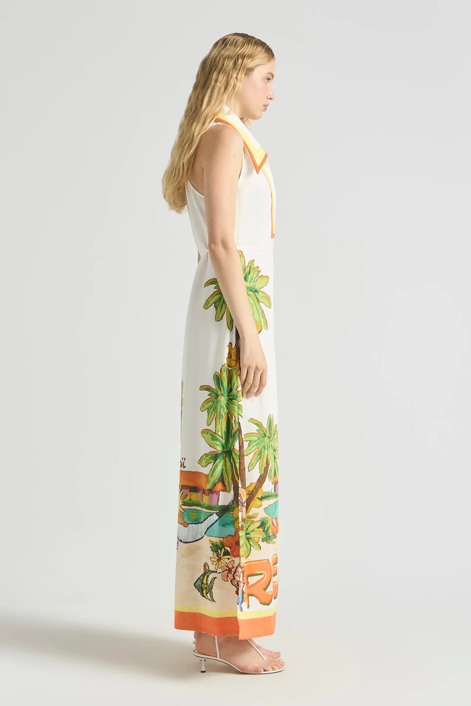 OOHLALA COLLARED HALTER DRESS - Image 8