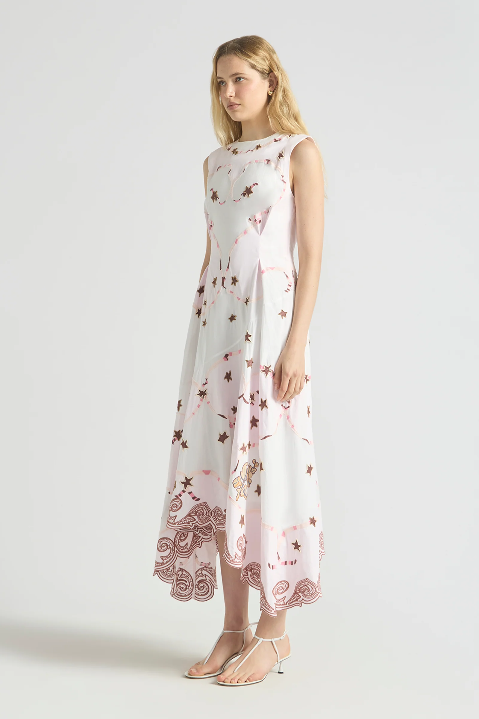 TAKE IT EASY ASYMMETRICAL FLARE DRESS - Image 3