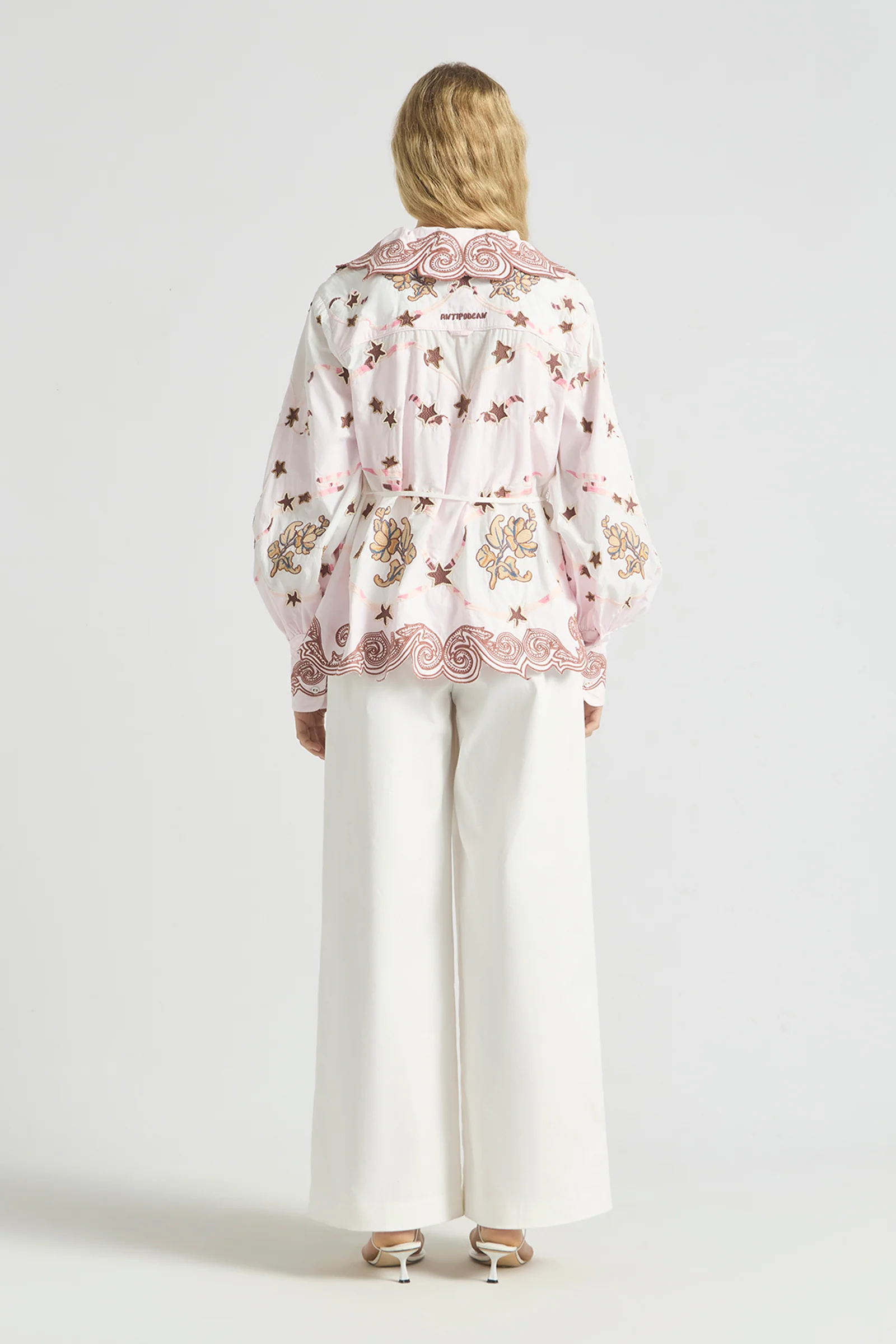 TAKE IT EASY SCALLOP COLLAR BLOUSE - Image 4